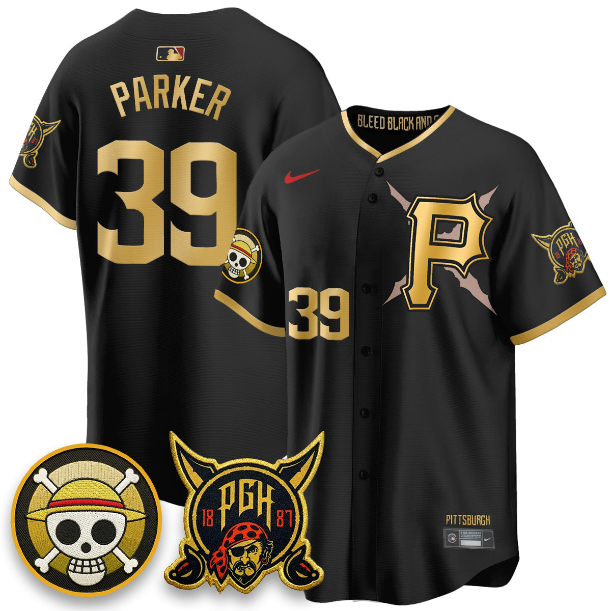 Pittsburgh Pirates 2026 City Connect x OP Vapor Limited Jersey - Stitched
