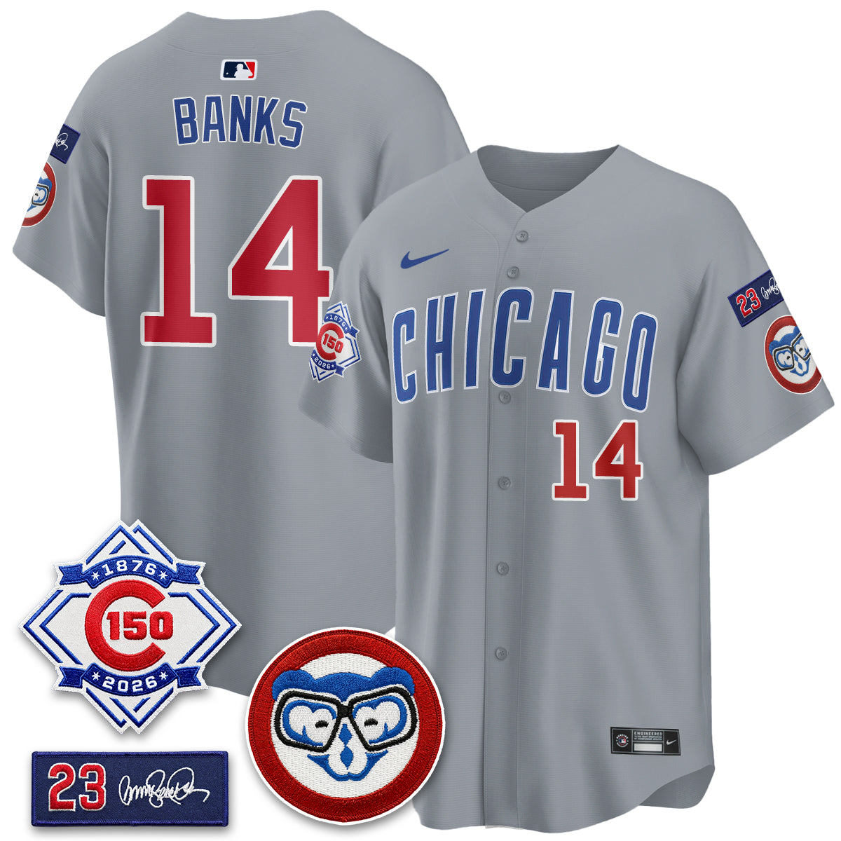 Chicago Cubs 150th Anniversary Holy Cow Vapor Premier Limited Jersey - Stitched