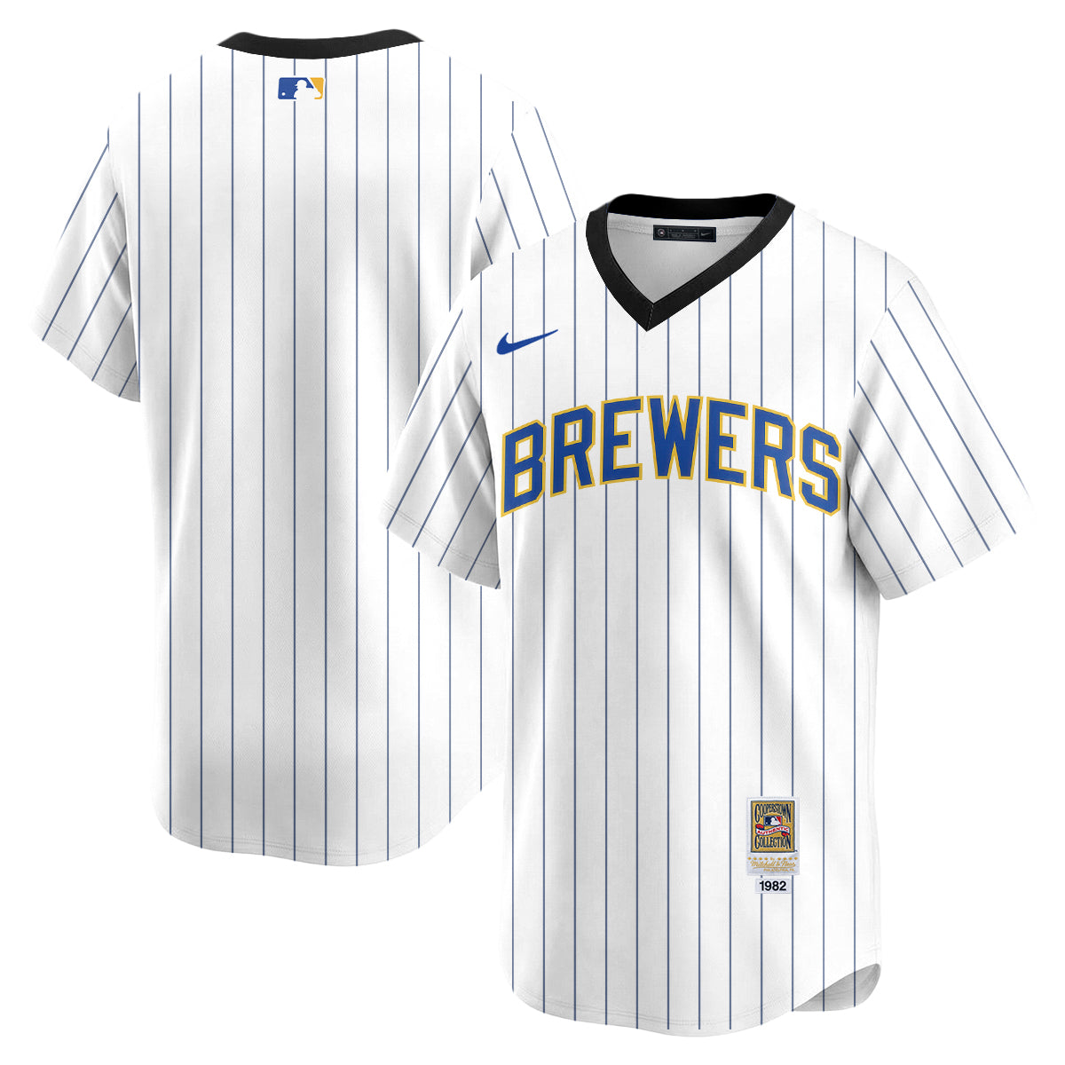 Milwaukee Brewers "Legacy Edition" Vapor Jersey - Stitched-Cuztomshoes