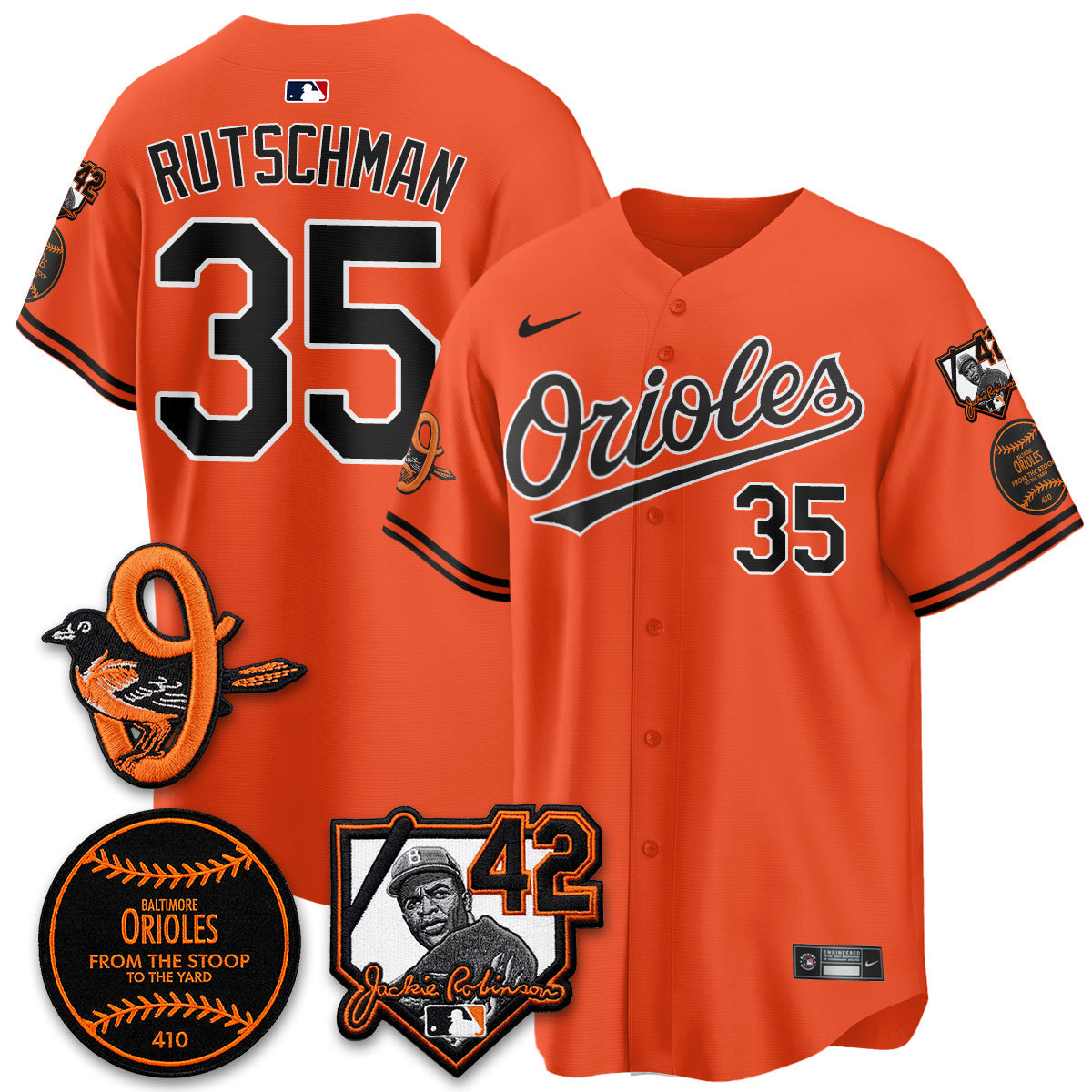 Baltimore Orioles 2026 Jackie Robinson Day Vapor Limited Jersey - Stitched-Cuztomshoes