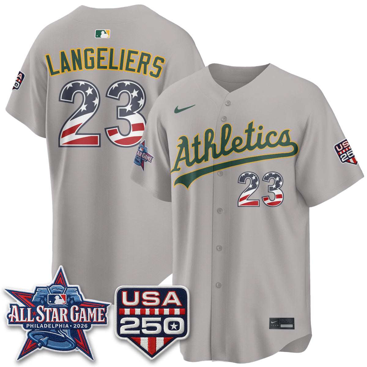 Athletics 2026 All Star Edition Vapor Jersey - Stitched