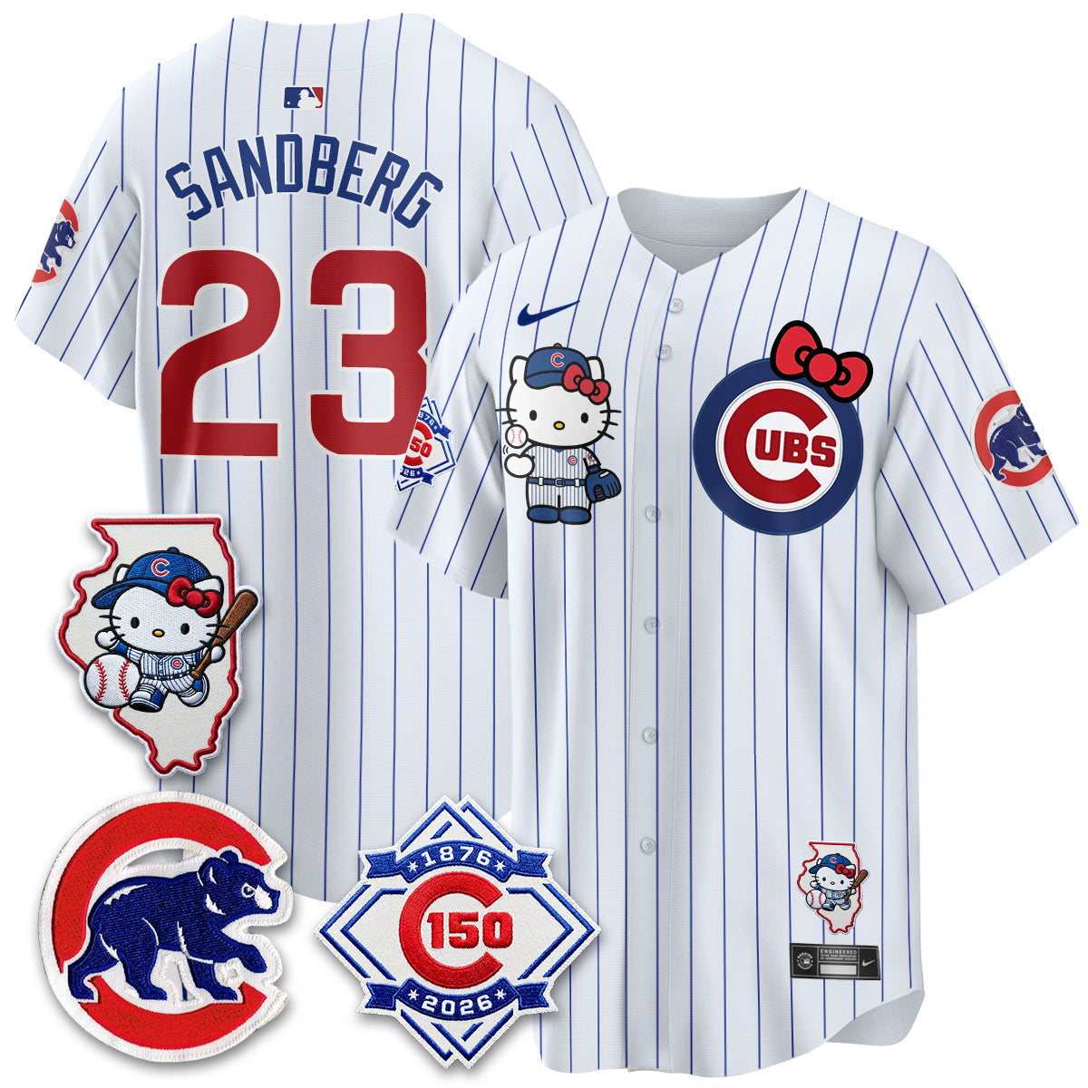 Chicago Cubs x Meow KT Vapor Premier Limited Jersey - Stitched V2