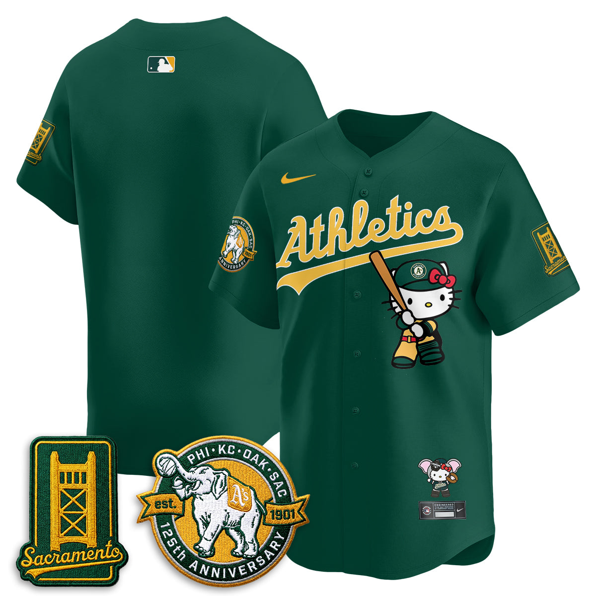 Athletics x Meow KT 2026 Vapor Limited Jersey - Stitched