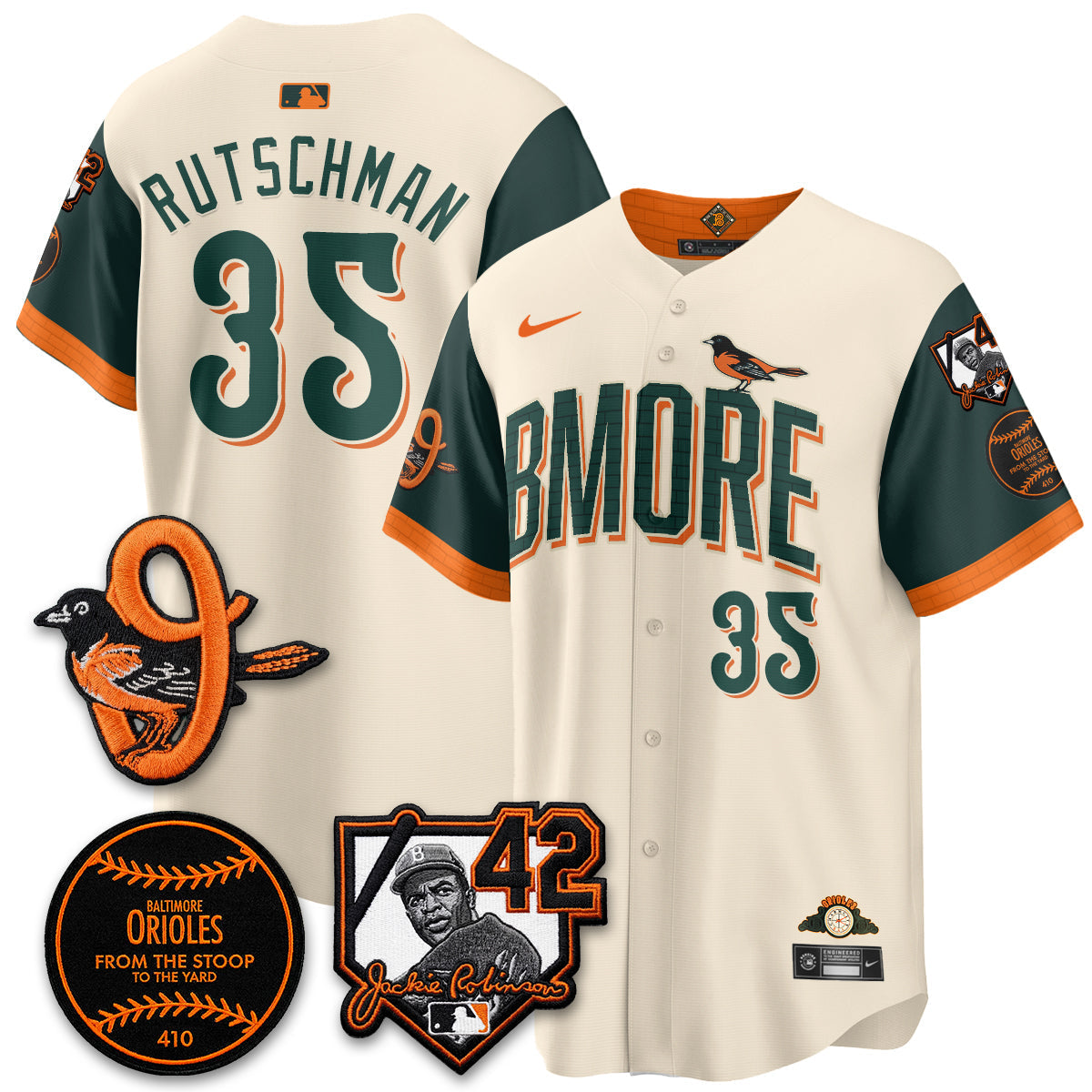 Baltimore Orioles 2026 Jackie Robinson Day Vapor Limited Jersey - Stitched-Cuztomshoes