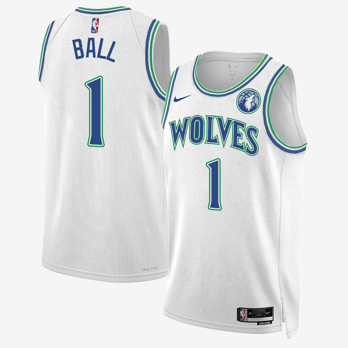 Minnesota Twins #1 of Minnesota LaMelo Ball Jersey - Stitched-Cuztomshoes