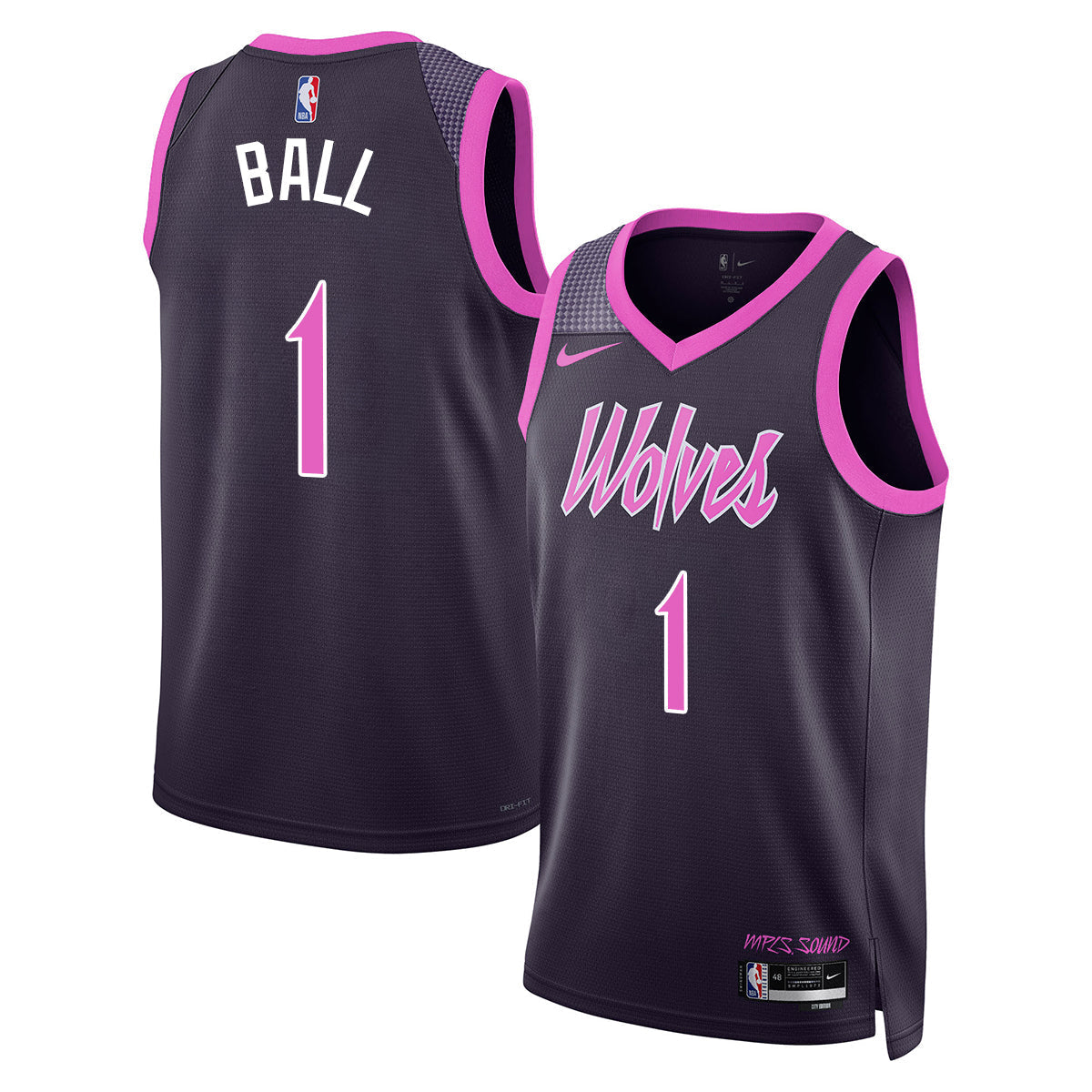 Minnesota Twins #1 of Minnesota LaMelo Ball Jersey - Stitched-Cuztomshoes