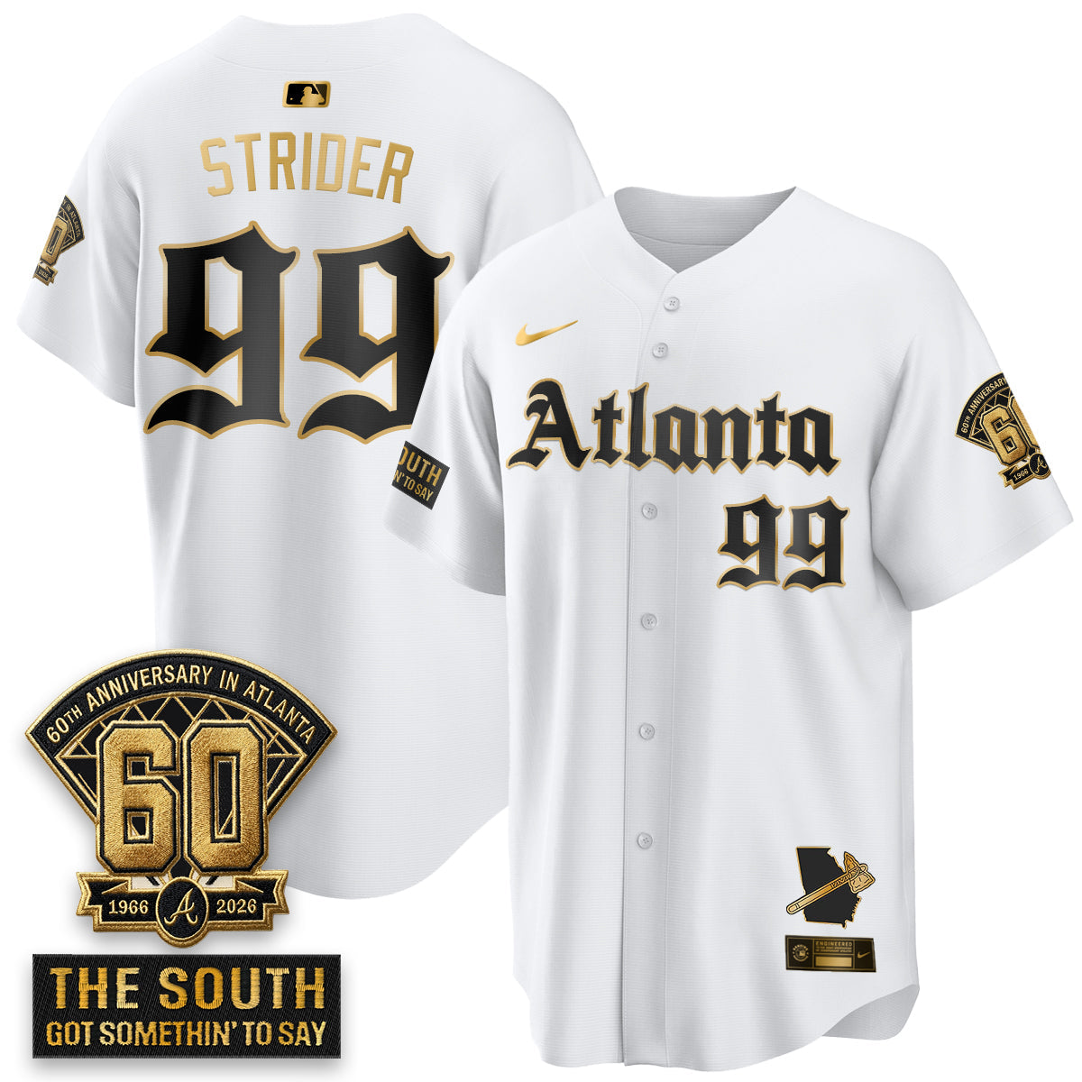 Atlanta Braves 2026 Gothic Edition Vapor Limited Jersey - Stitched V2