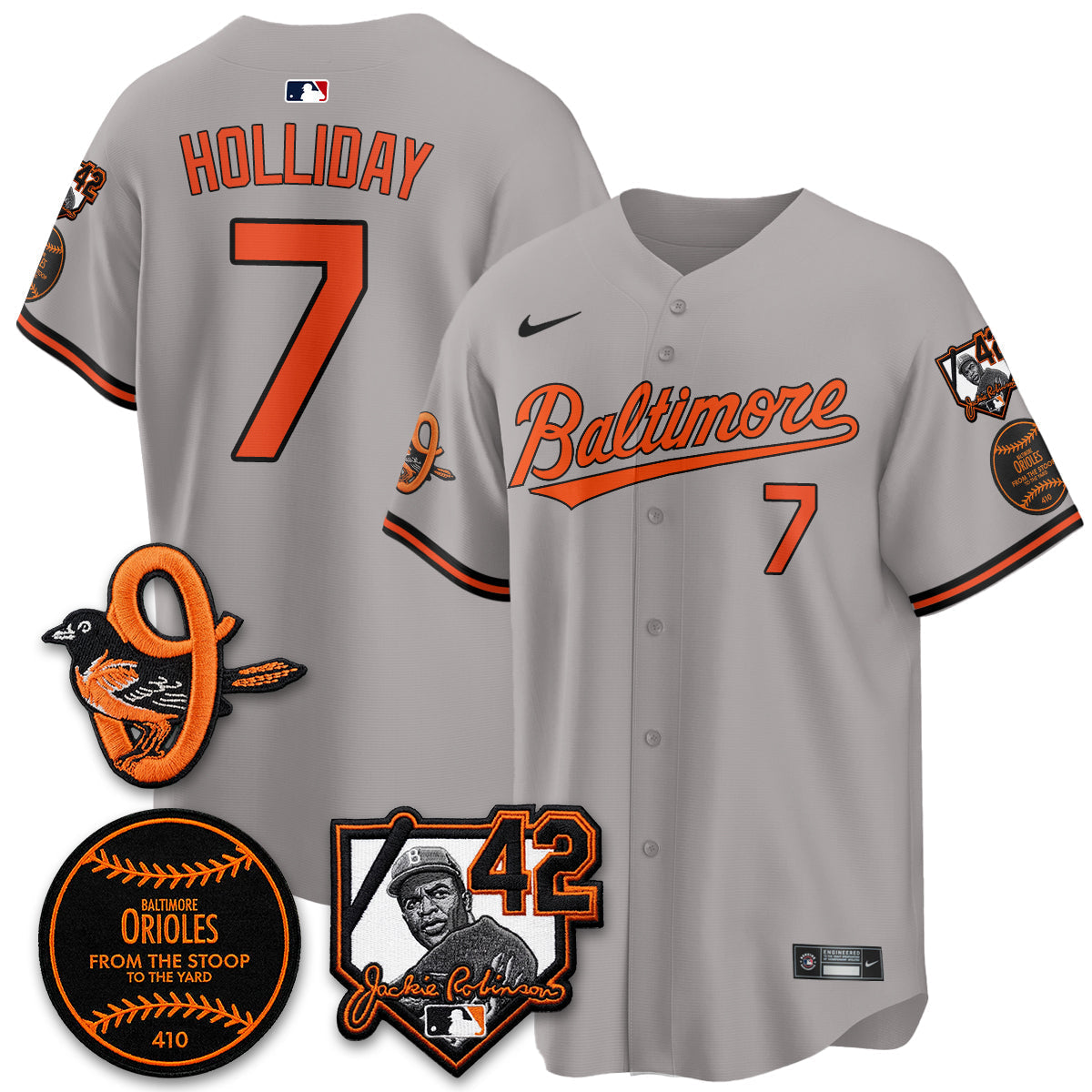 Baltimore Orioles 2026 Jackie Robinson Day Vapor Limited Jersey - Stitched-Cuztomshoes