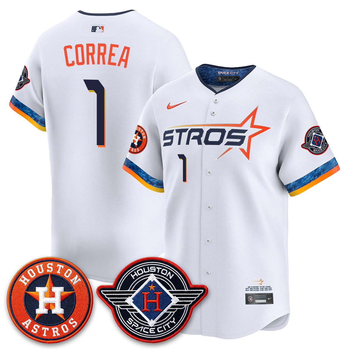 Houston Astros 2026 Space City Vapor Limited Jersey - Stitched-Cuztomshoes