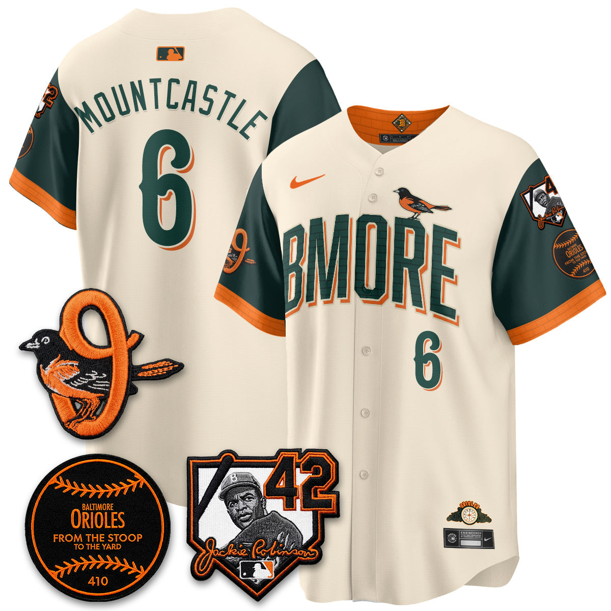 Baltimore Orioles 2026 Jackie Robinson Day Vapor Limited Jersey - Stitched-Cuztomshoes