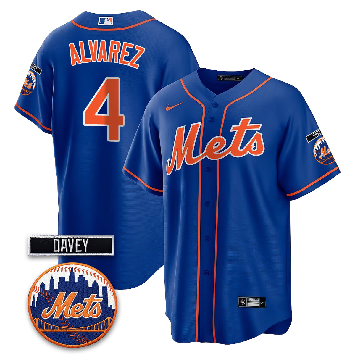 New York Mets 2026 Davey Johnson Memorial Vapor Limited Jersey - Stitched