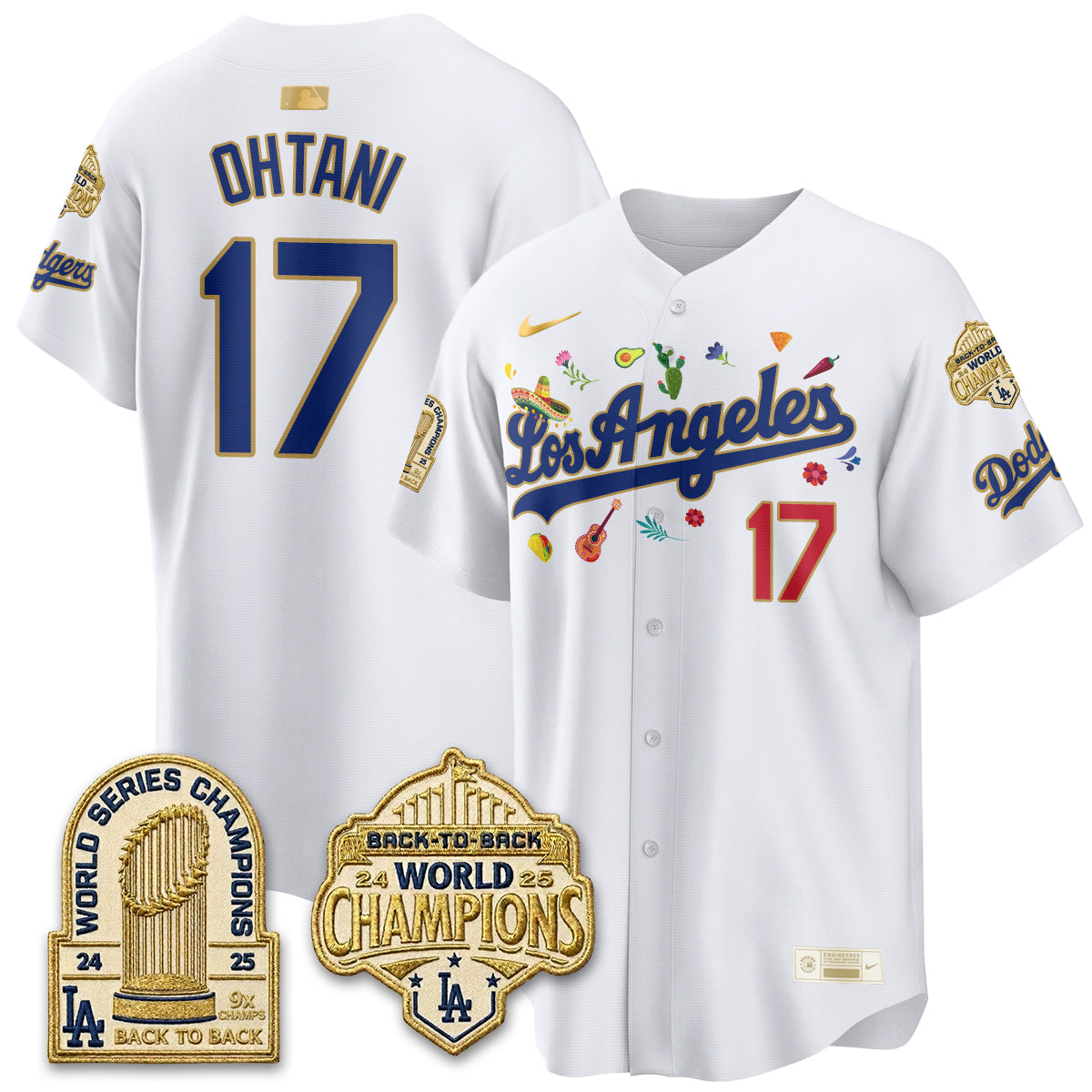Los Angeles Dodgers Mexican Heritage 2026 Premier Limited Vapor Jersey - Stitched-Cuztomshoes