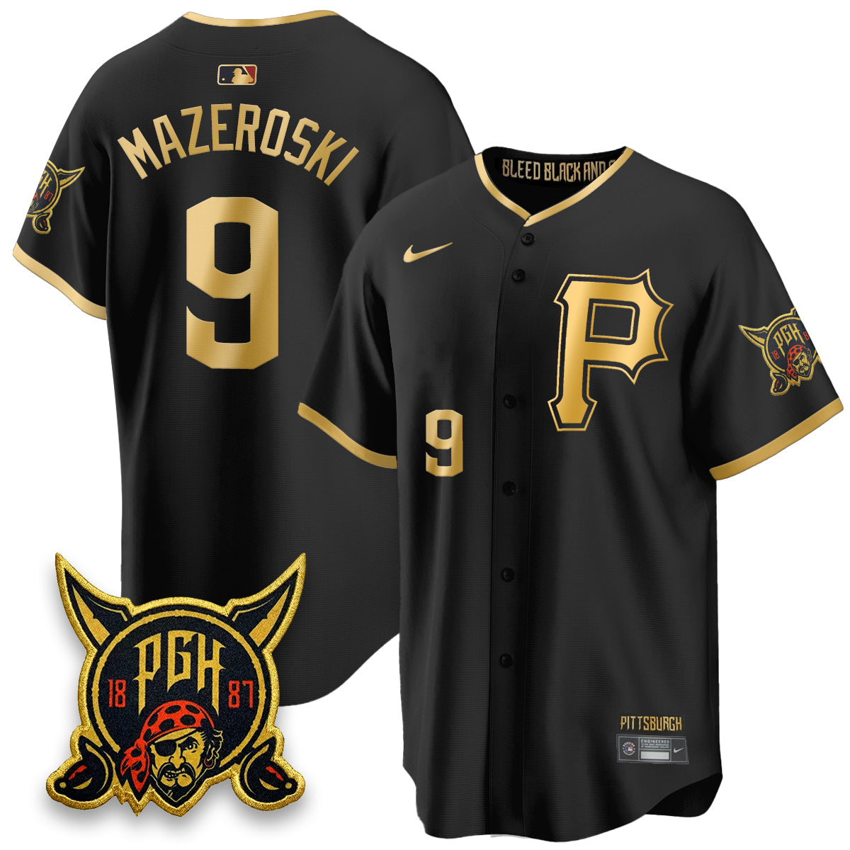 Pittsburgh Pirates 2026 City Connect Vapor Limited Jersey - Stitched