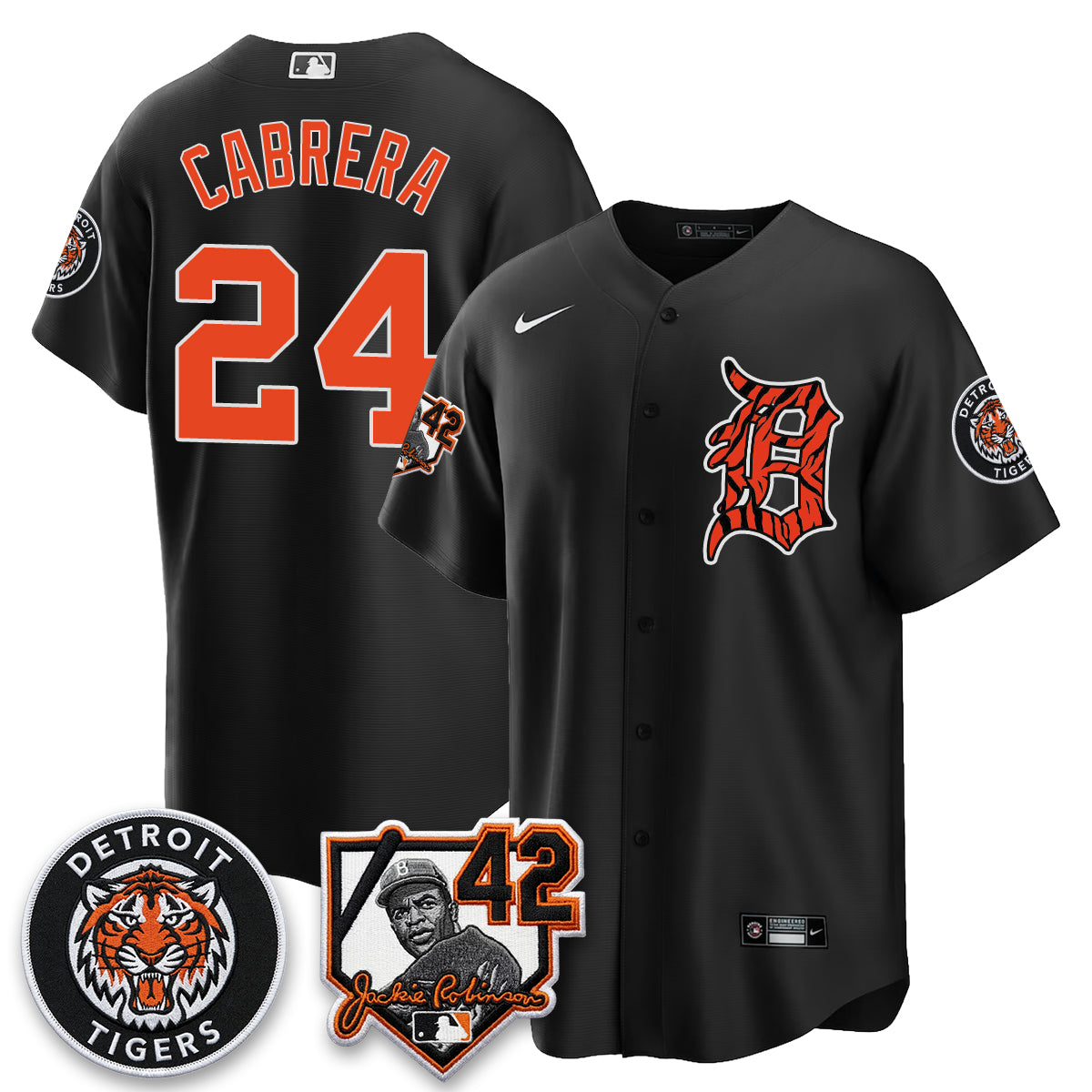 Detroit Tigers 2026 Jackie Robinson Day Vapor Limited Jersey - Stitched