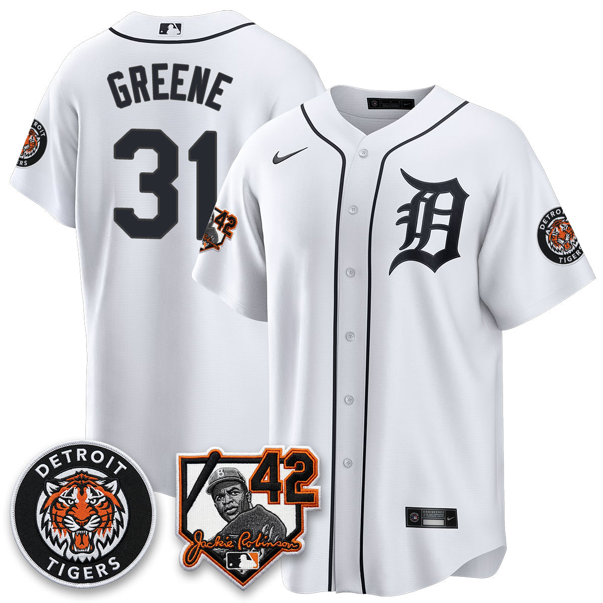 Detroit Tigers 2026 Jackie Robinson Day Vapor Limited Jersey - Stitched