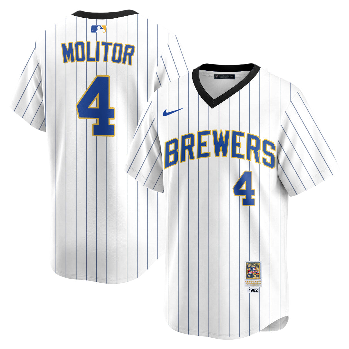Milwaukee Brewers "Legacy Edition" Vapor Jersey - Stitched-Cuztomshoes