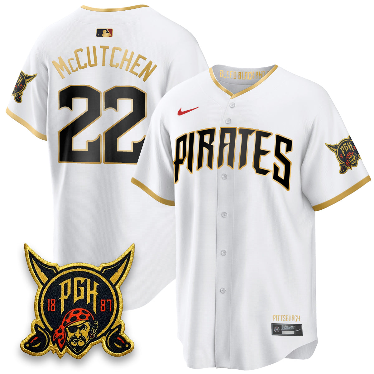 Pittsburgh Pirates 2026 City Connect Vapor Limited Jersey - Stitched
