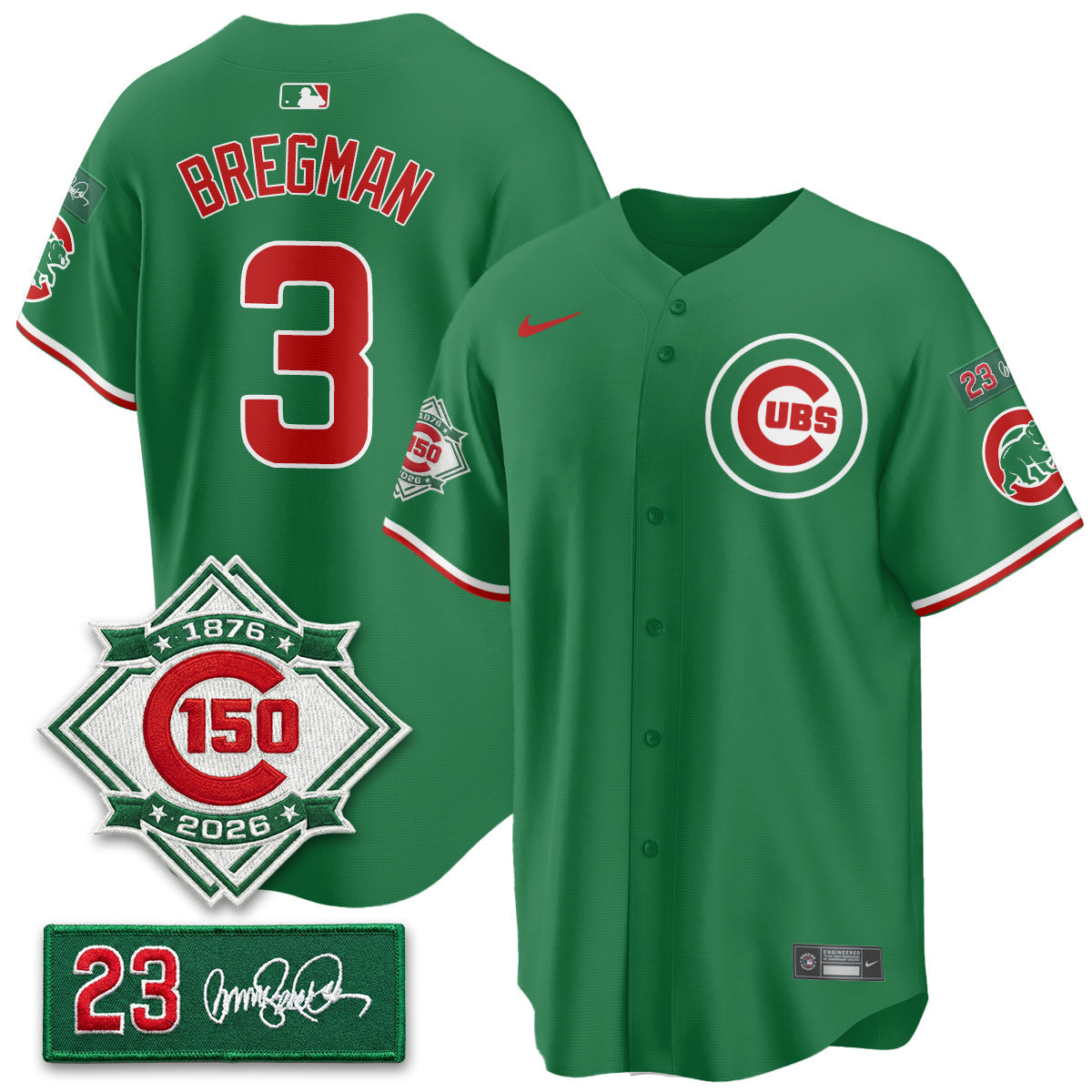 Chicago Cubs Limited Mexico Jersey - 150th Anniversary + Ryne Sandberg Tribute Patch Stitched