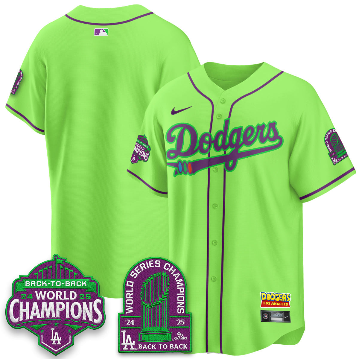 Los Angeles Dodgers 2026 Space Ranger Vapor Limited Jersey - Stitched-Cuztomshoes