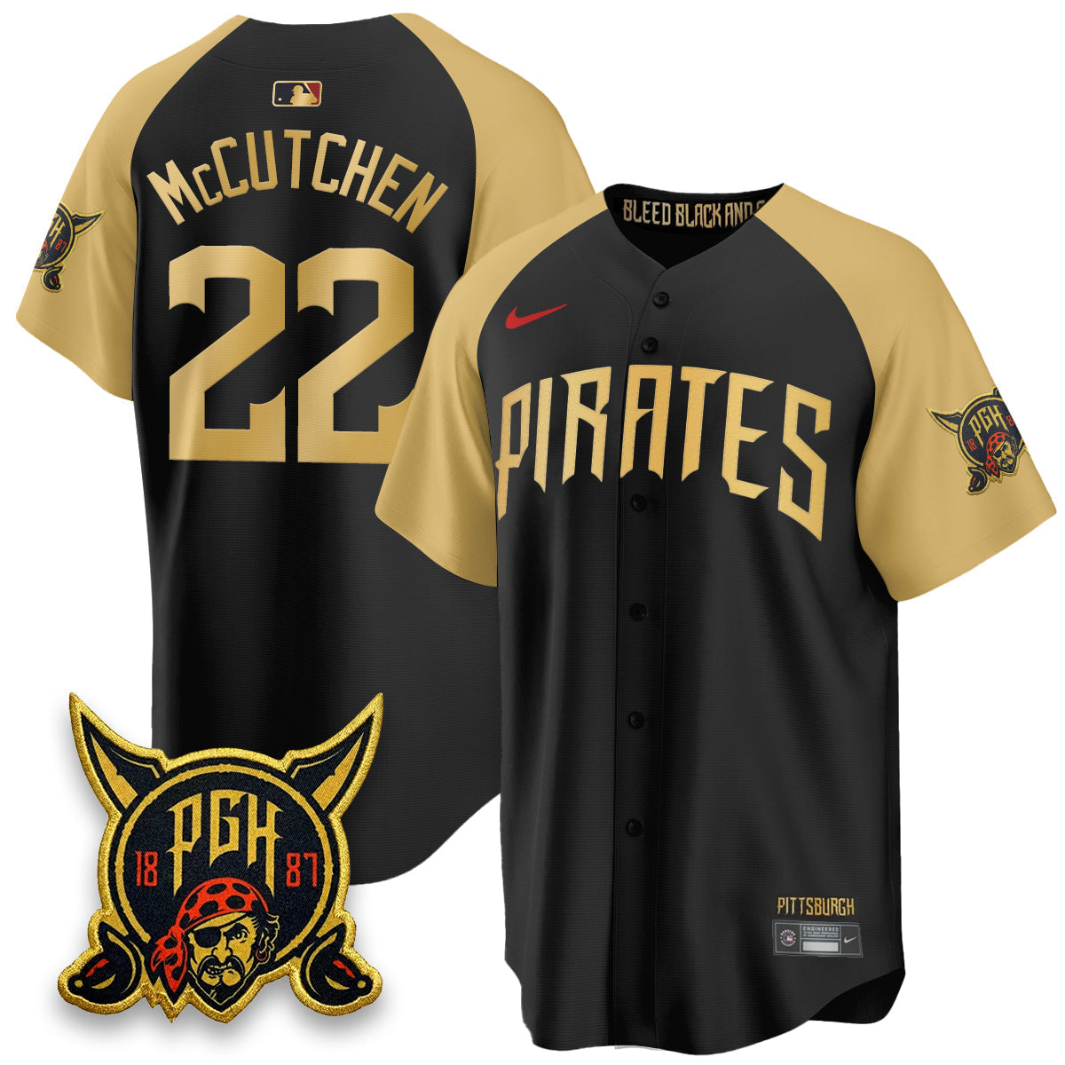 Pittsburgh Pirates 2026 City Connect Vapor Limited Jersey - Stitched