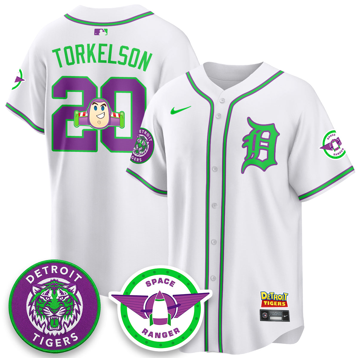 Detroit Tigers 2026 Space Ranger Edition Vapor Limited Jersey - Stitched