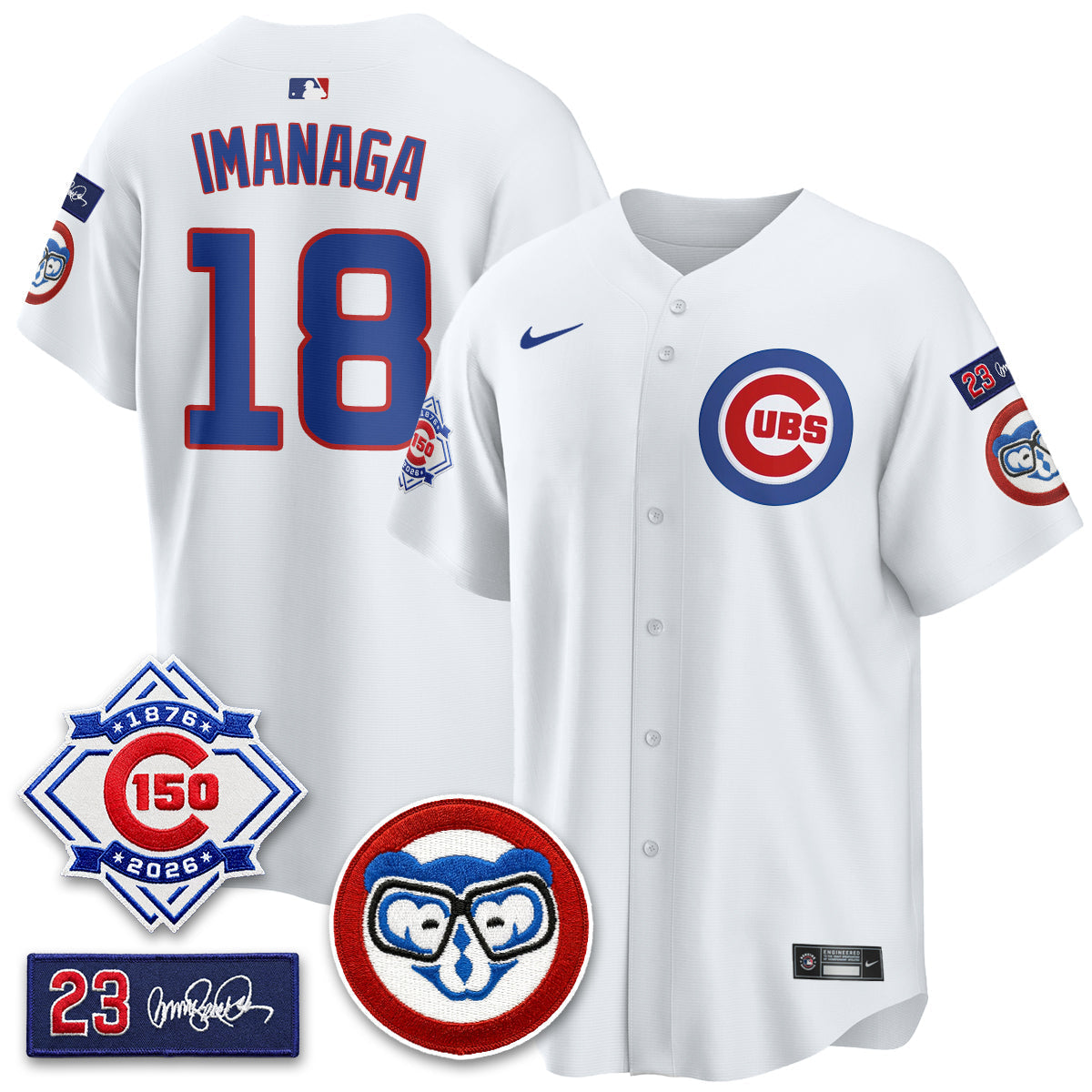 Chicago Cubs 150th Anniversary Holy Cow Vapor Premier Limited Jersey - Stitched