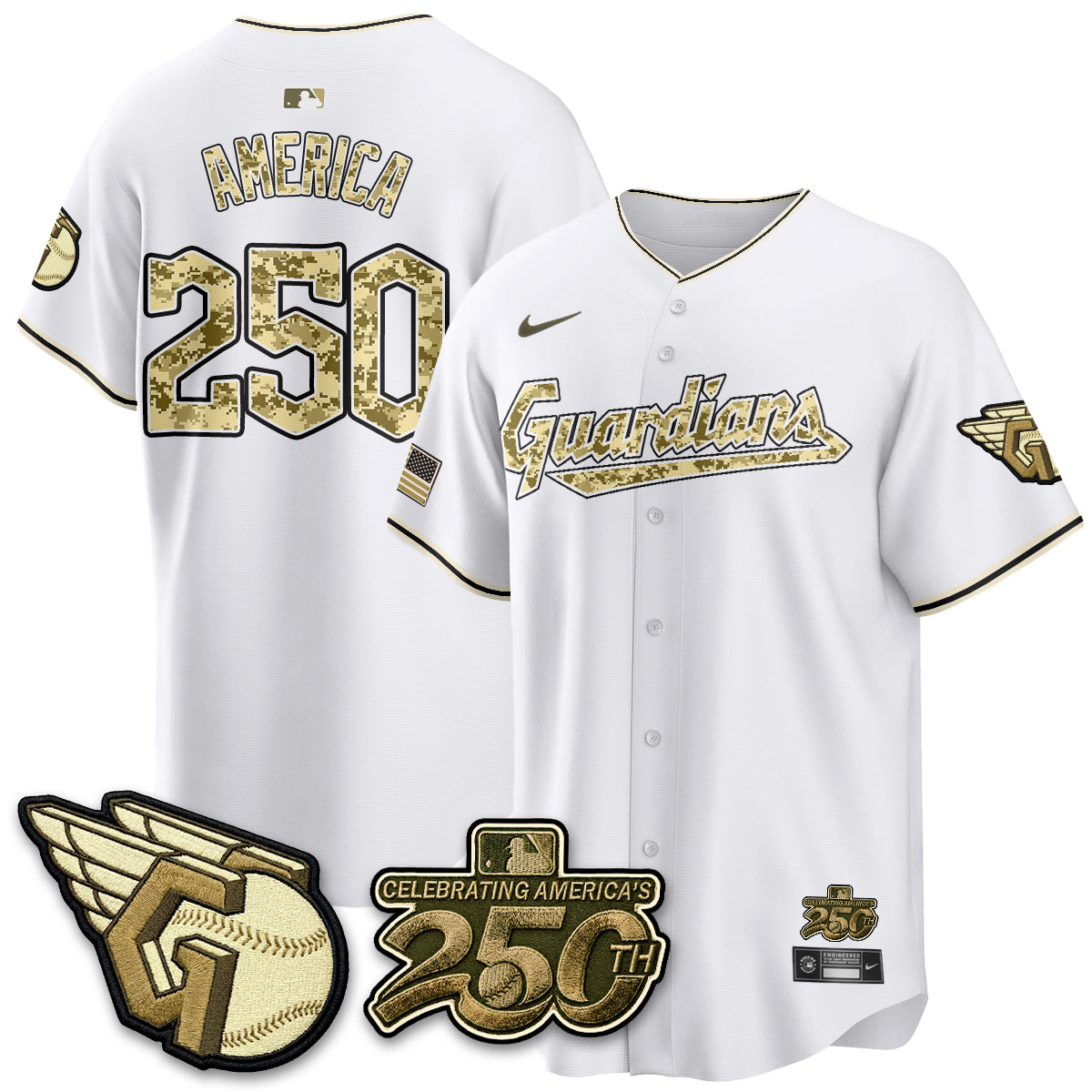 Cleveland Guardians Salute to Service 2026 Vapor Limited Jersey - Stitched