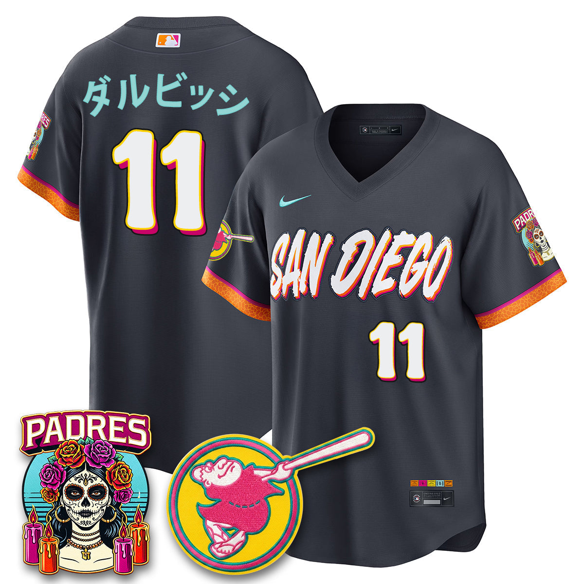 San Diego Padres 2026 City Connect Vapor Limited Jersey - Stitched