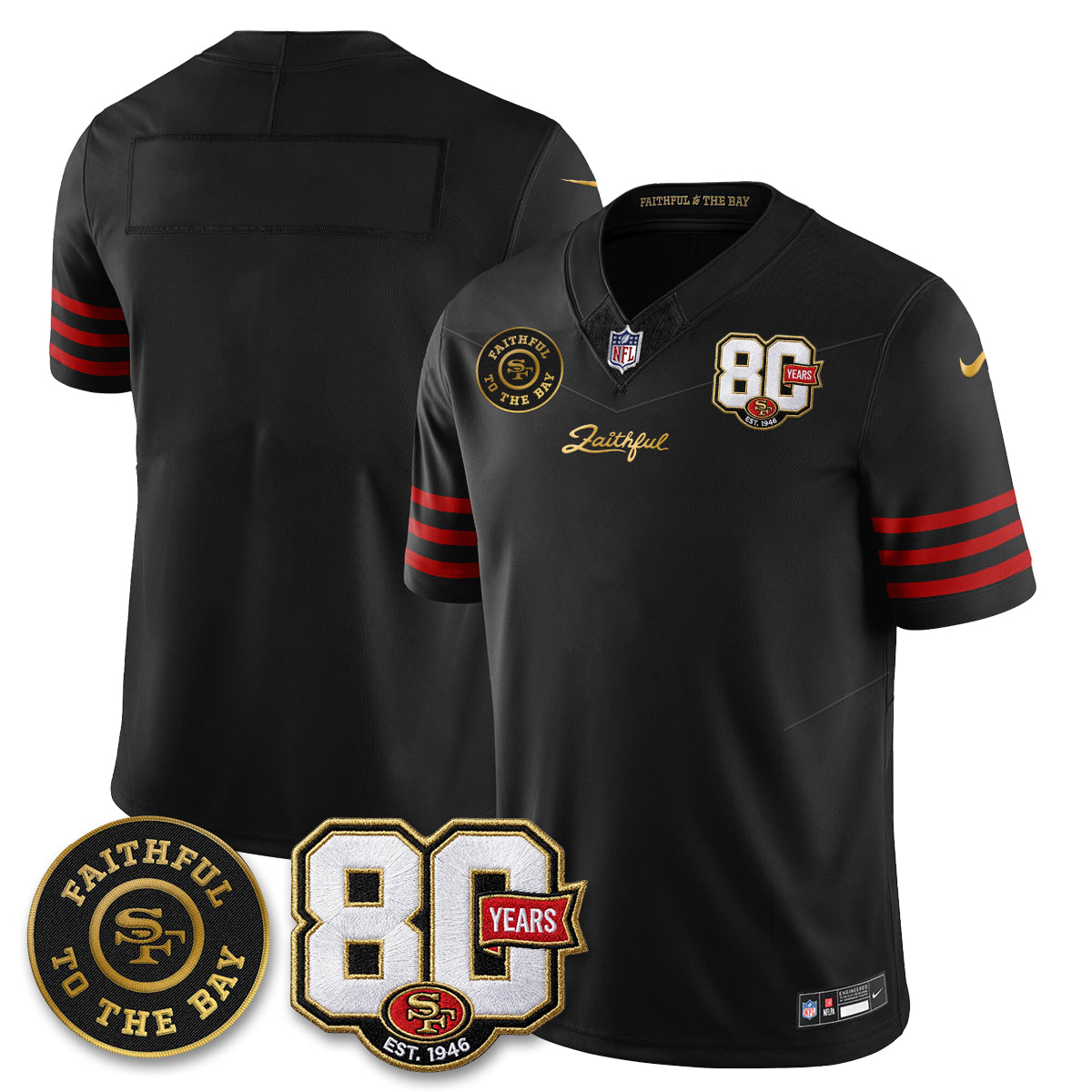 San Francisco Giants “Rivalries” Vapor Limited Jersey - Faithful To The Bay Patch - Stitched