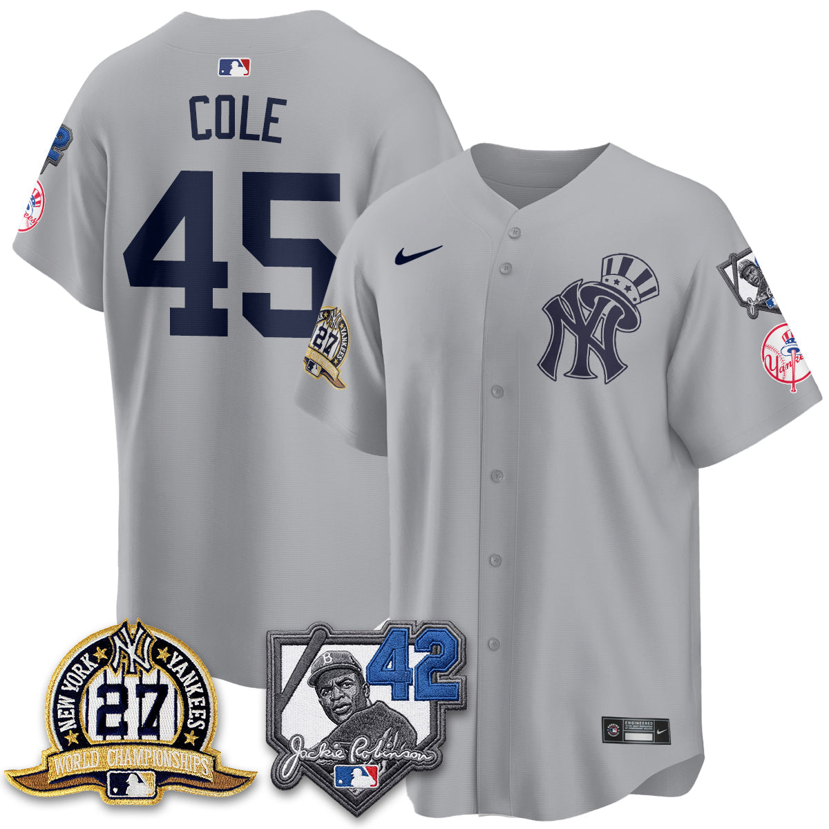 New York Yankees 2026 Jackie Robinson Day Vapor Limited Gold Edition Jersey - Stitched - V2