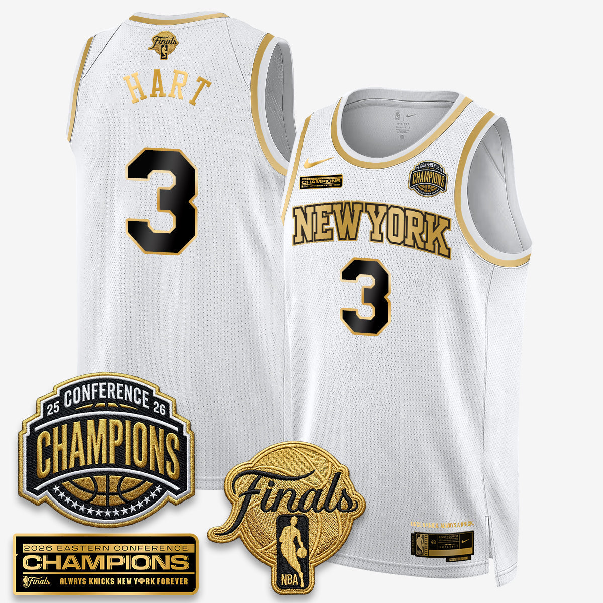 New York Knicks 2026 Basketball Eastern Conference Champions Vapor Special Edition Jersey - Stitched-Cuztomshoes