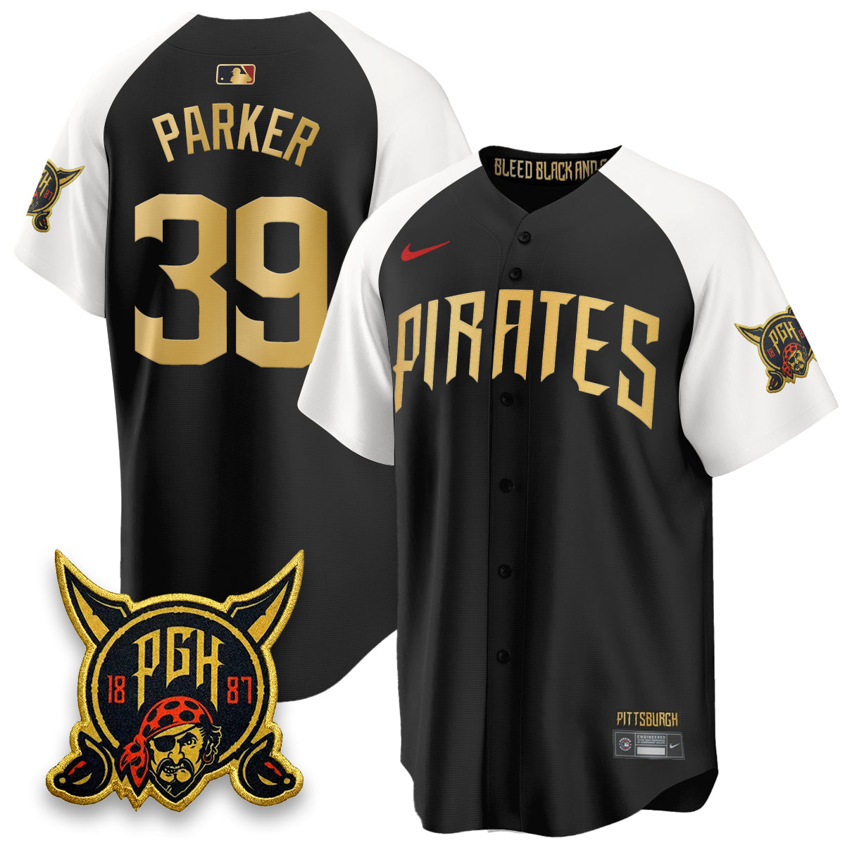 Pittsburgh Pirates 2026 City Connect Vapor Limited Jersey - Stitched
