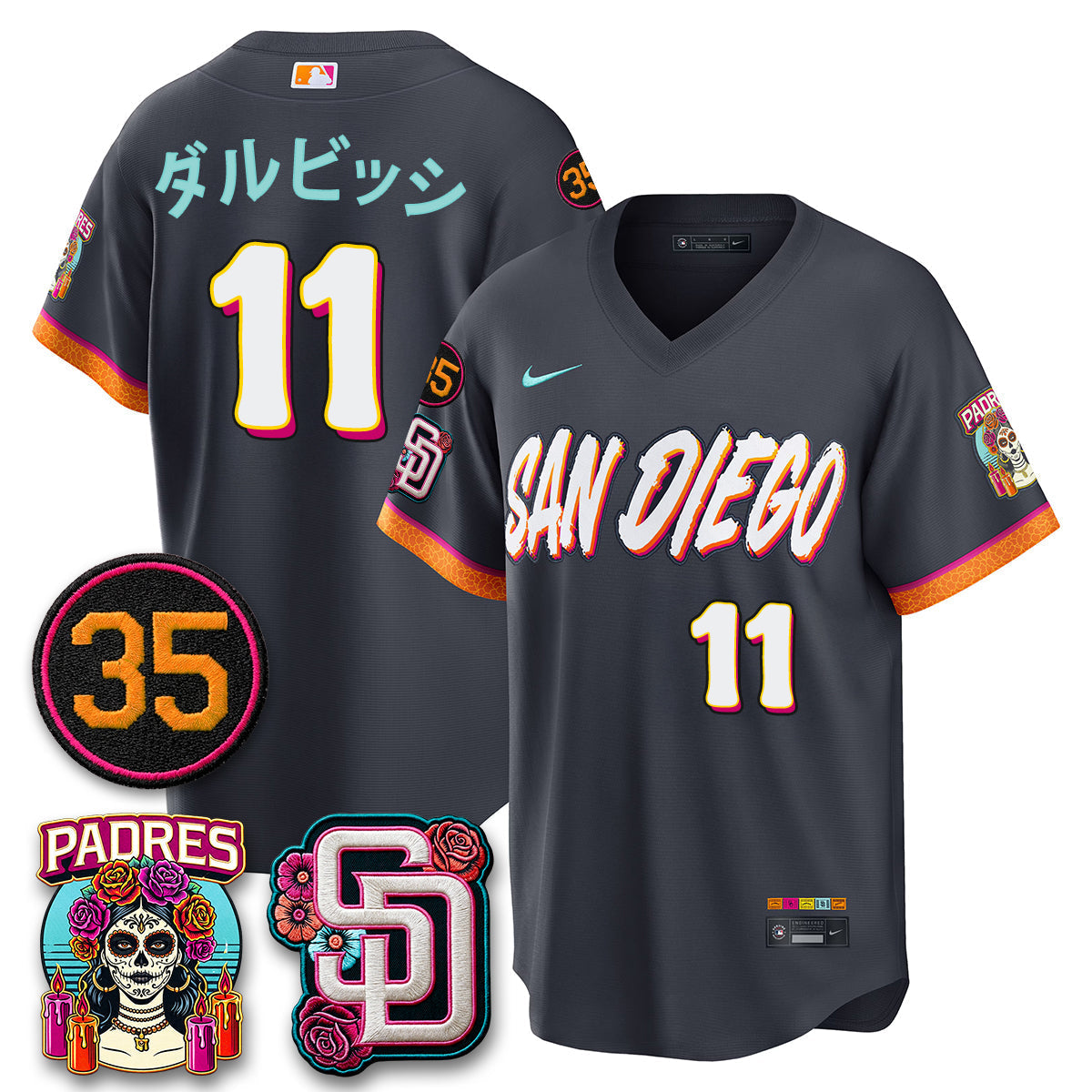 San Diego Padres 2026 City Connect Vapor Limited Jersey - Stitched V3