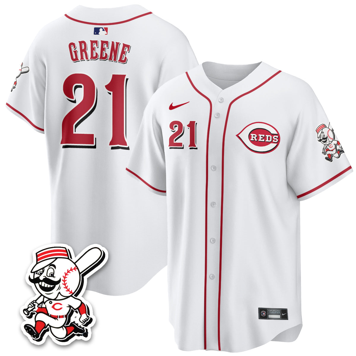 Cincinnati Reds 2026 City Connect Limited Vapor Jersey - Stitched