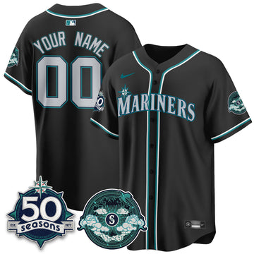 Seattle Mariners x FW Night Limited Custom Jersey - Stitched