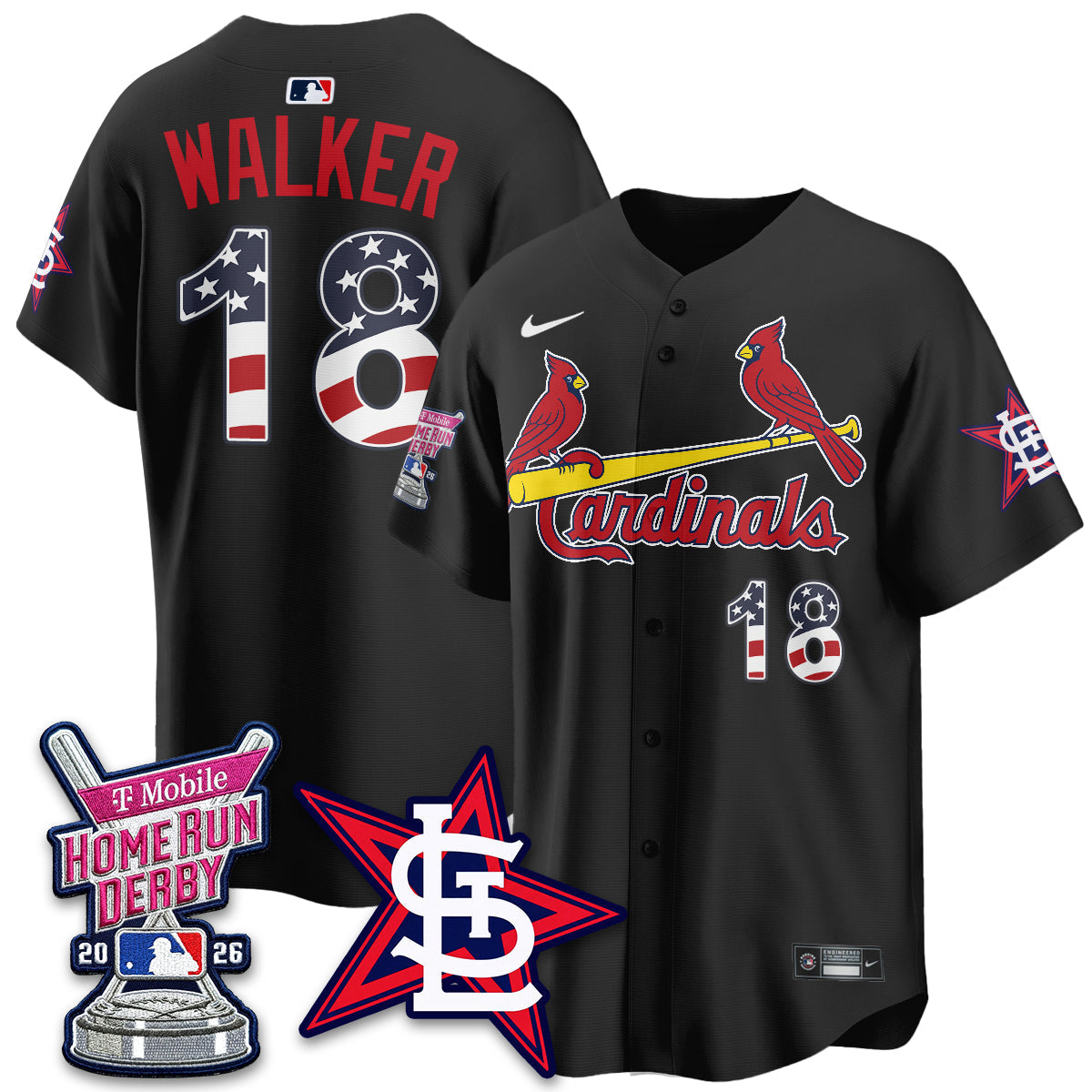 St. Louis Cardinals 2026 Home Run Derby Champion Jersey - Stitched