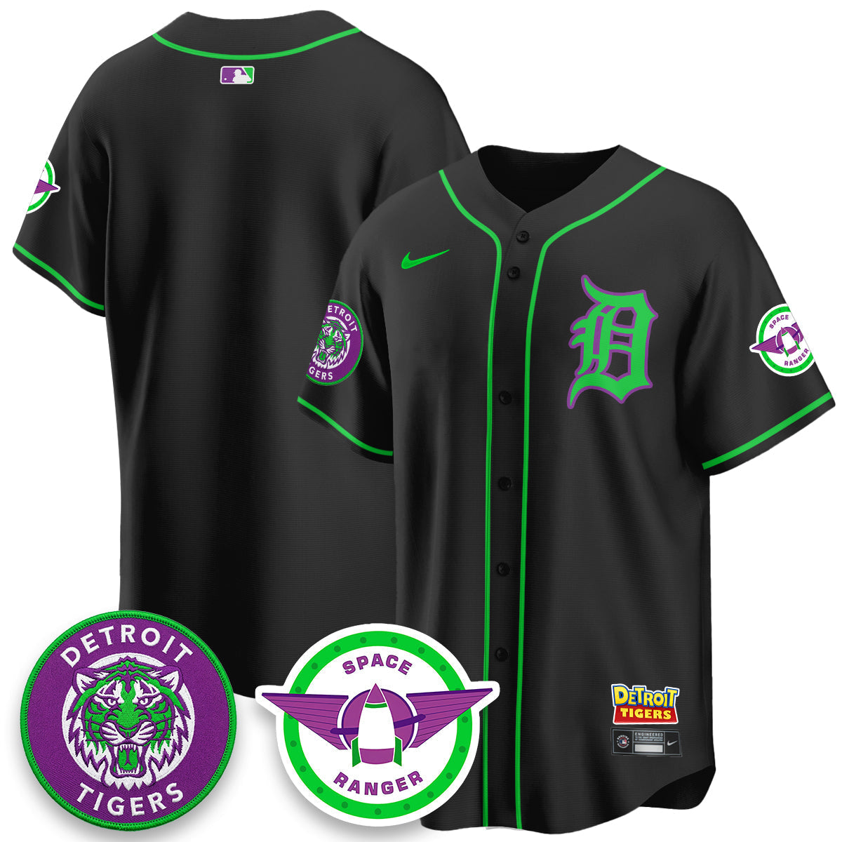 Detroit Tigers 2026 Space Ranger Edition Vapor Limited Jersey - Stitched