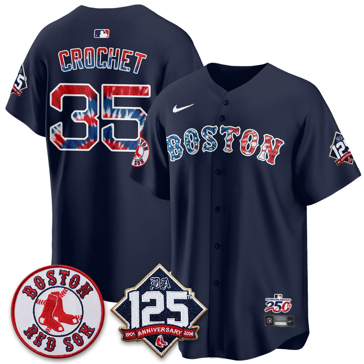 Boston Red Sox Americana 2026 Vapor Limited Jersey - Stitched