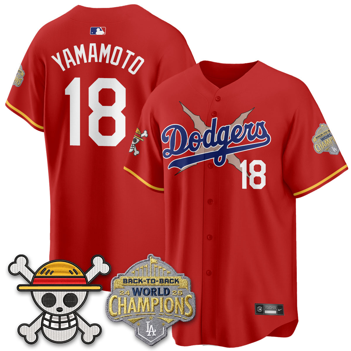 Los Angeles Dodgers x OP Vapor Jersey -Stitched V2-Cuztomshoes