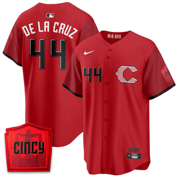 Cincinnati Reds 2026 City Connect Limited Premier Vapor Jersey - Stitched