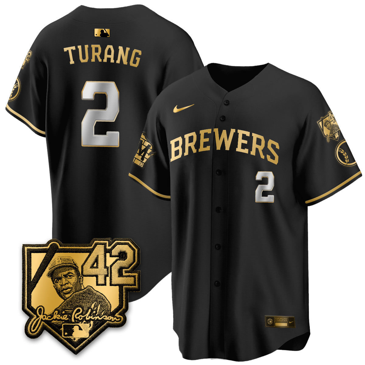 Milwaukee Brewers 2026 New Era Vapor Limited Jersey - Stitched-Cuztomshoes