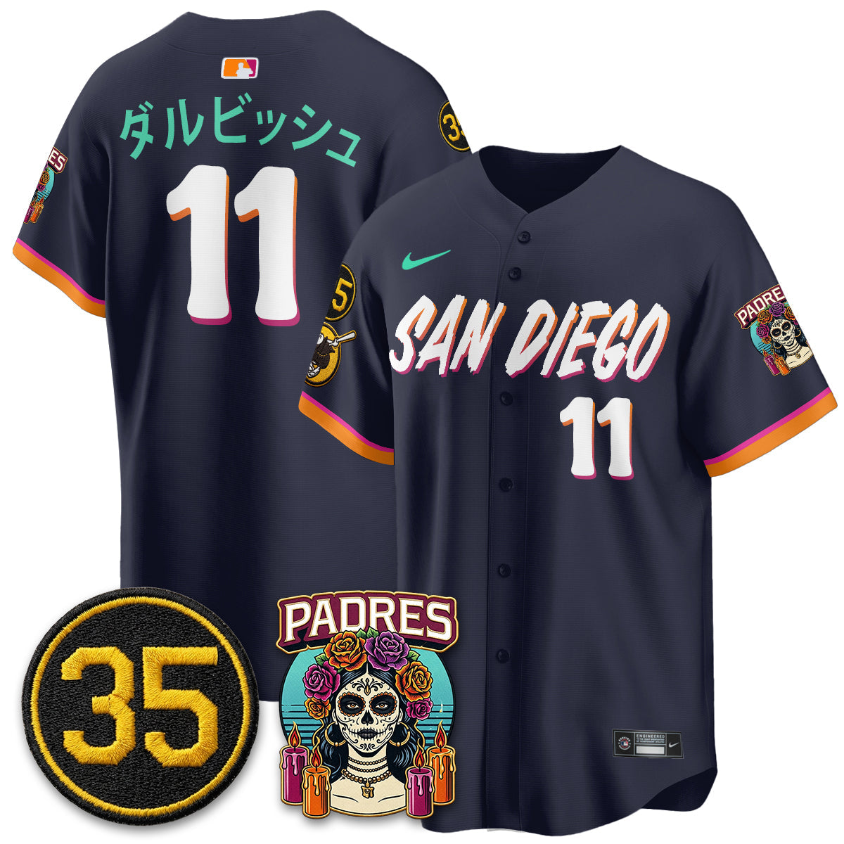 San Diego Padres 2026 City Connect - Remembering Randy Jones Vapor Limited Jersey - Stitched