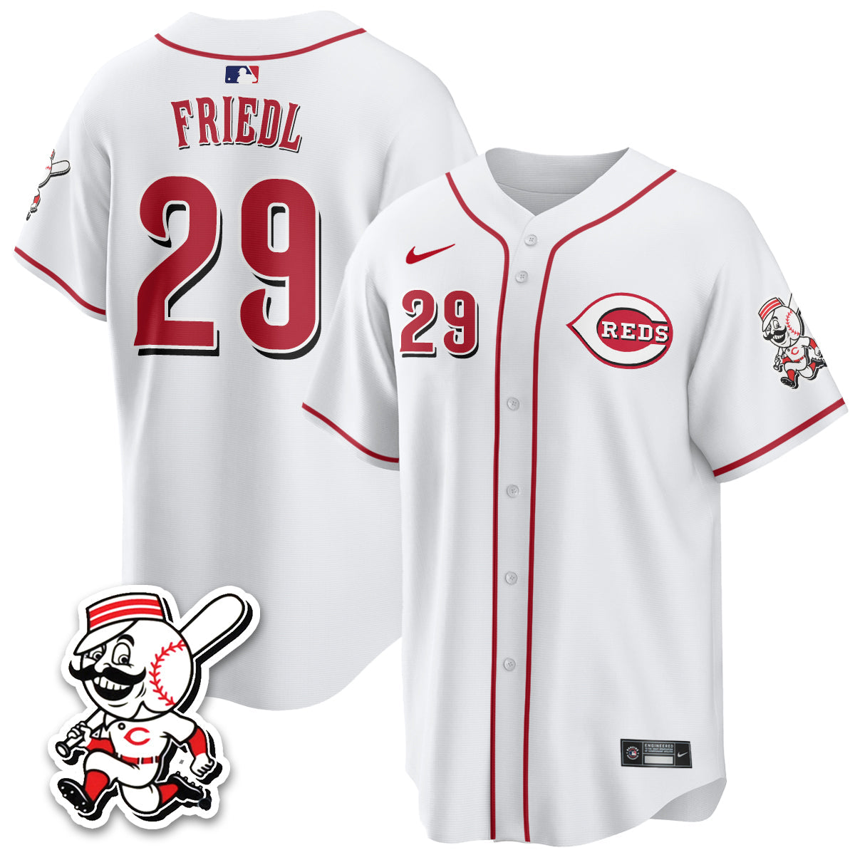 Cincinnati Reds 2026 City Connect Limited Vapor Jersey - Stitched