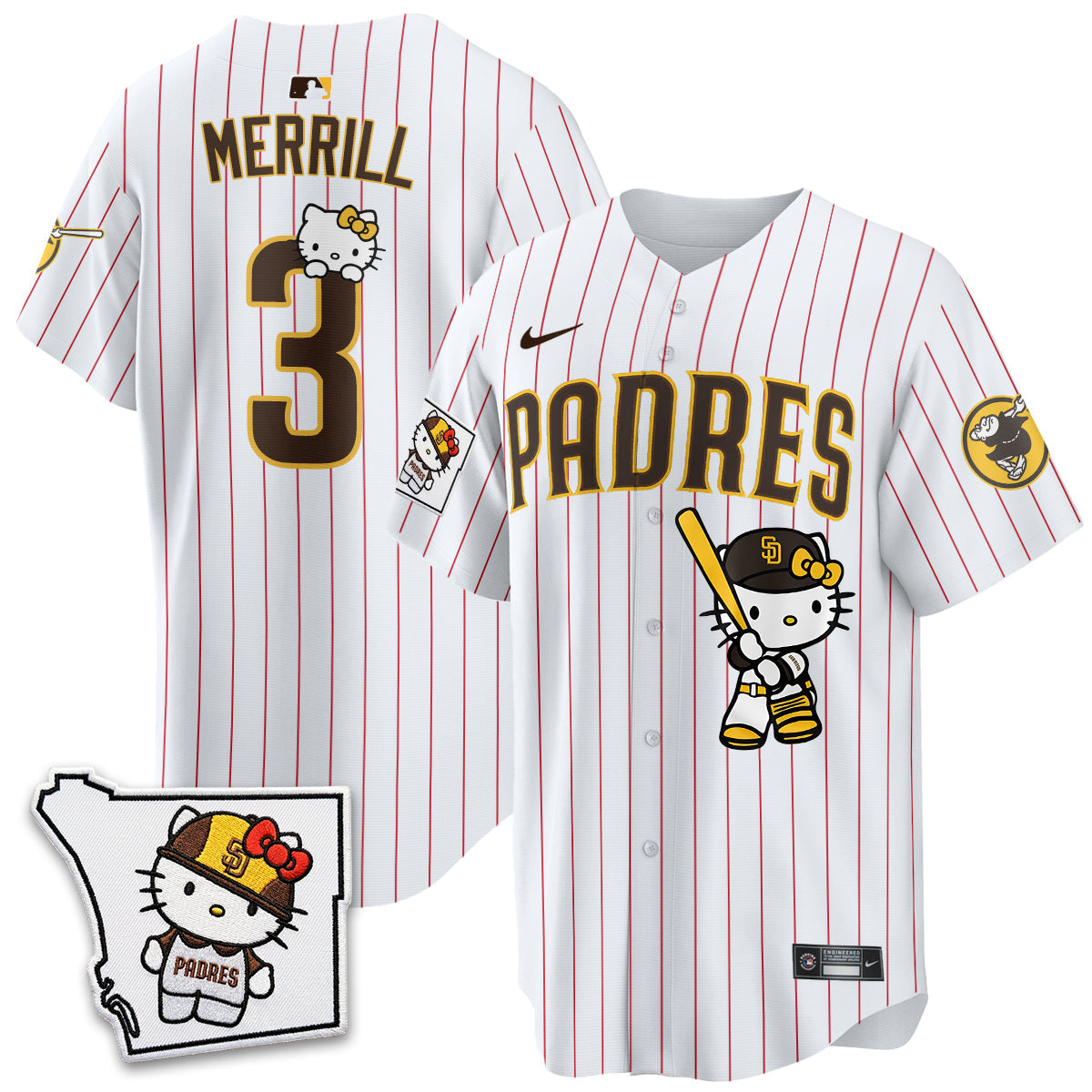 San Diego Padres x Meow KT Vapor Limited Jersey - Stitched V2