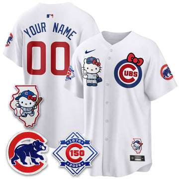Chicago Cubs x Meow KT Vapor Premier Limited Custom Jersey - Stitched V2