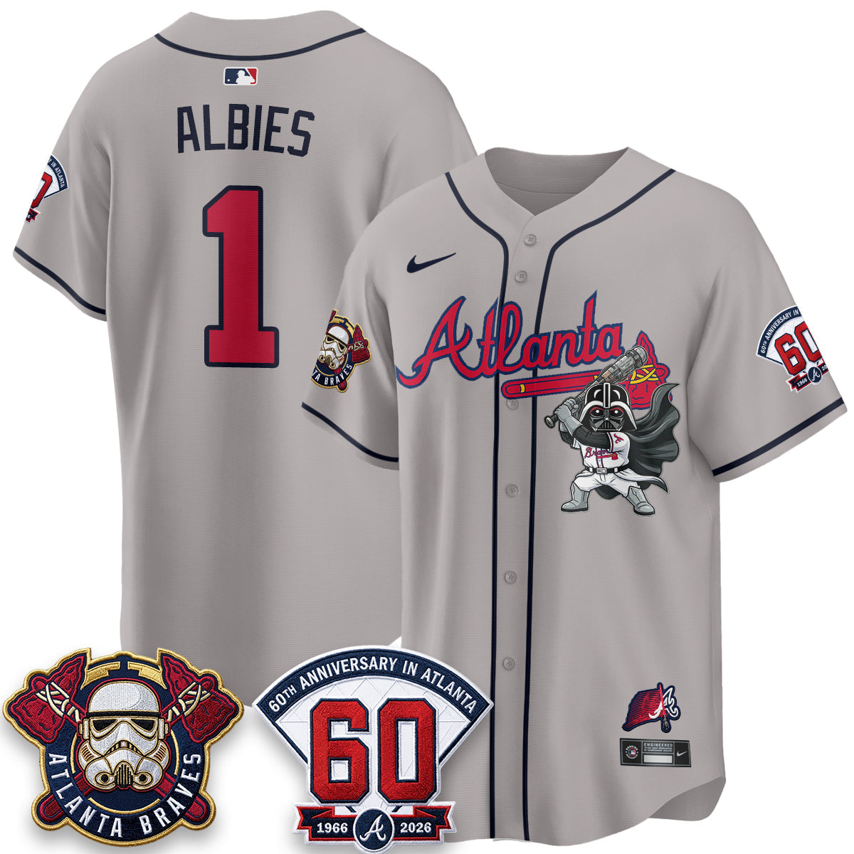 Atlanta Braves x SW Vapor Limited Jersey - Stitched
