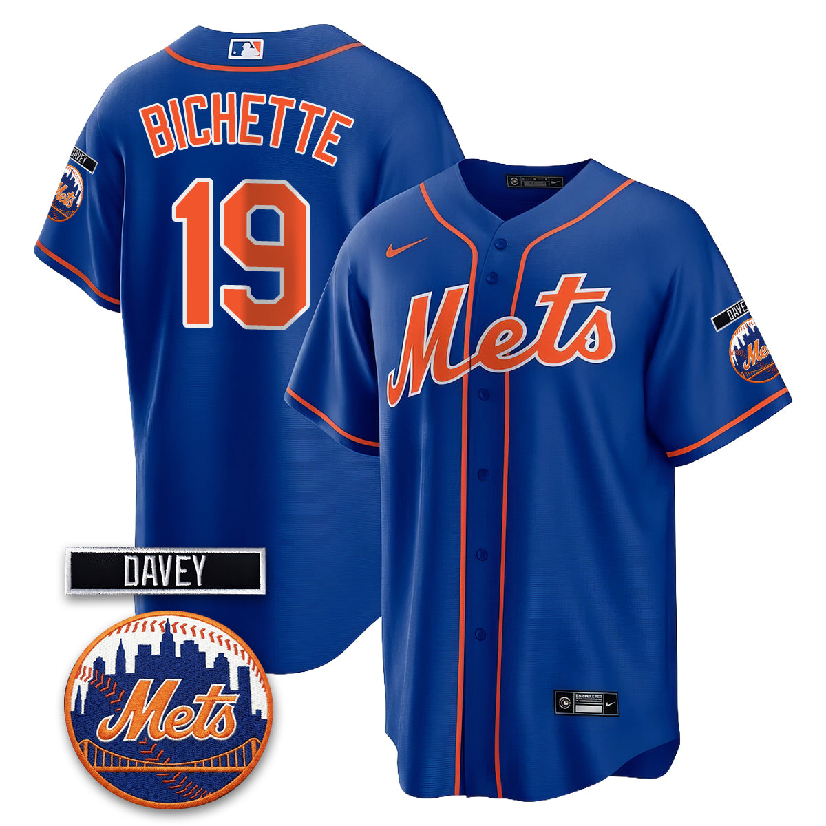 New York Mets 2026 Davey Johnson Memorial Vapor Limited Jersey - Stitched