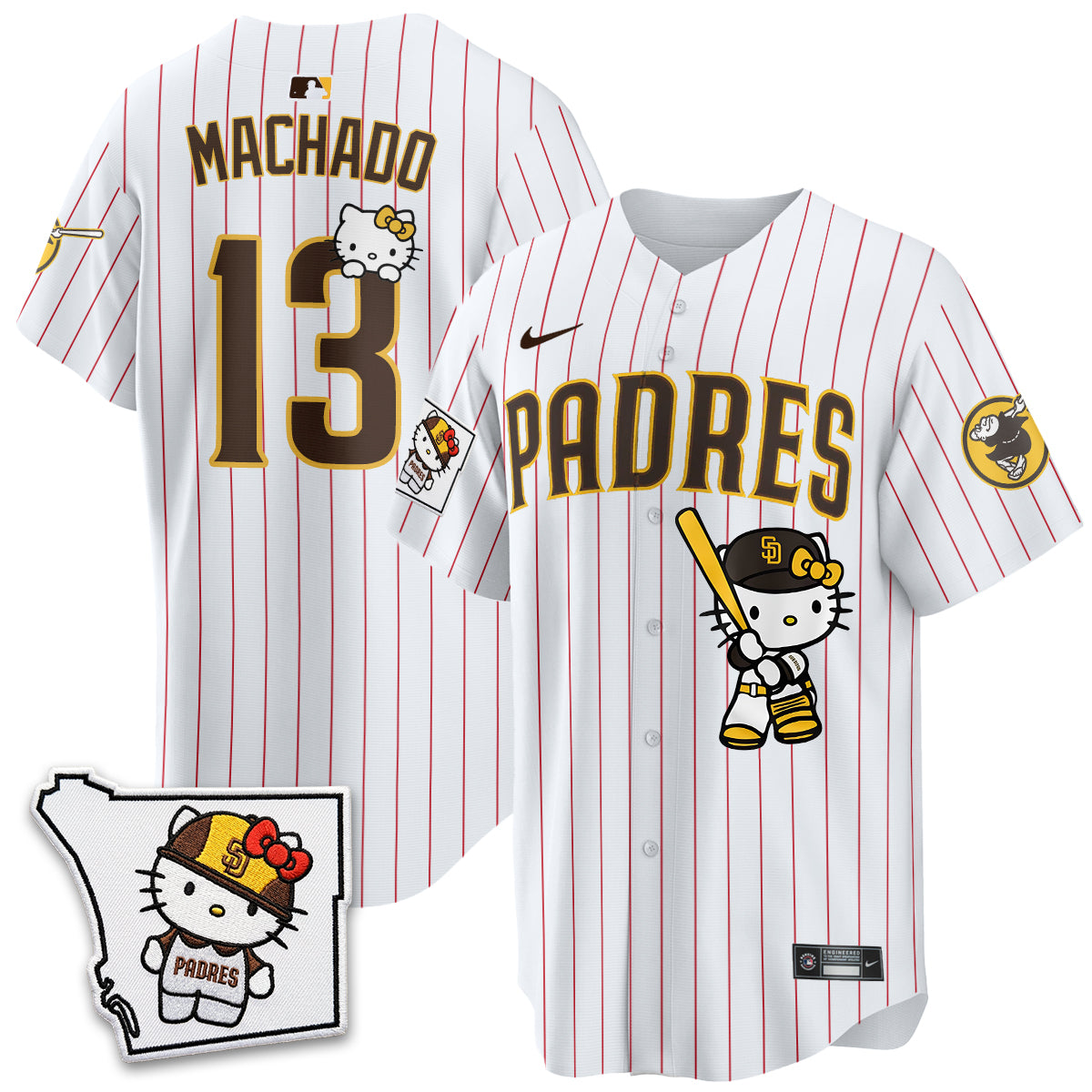 San Diego Padres x Meow KT Vapor Limited Jersey - Stitched V2