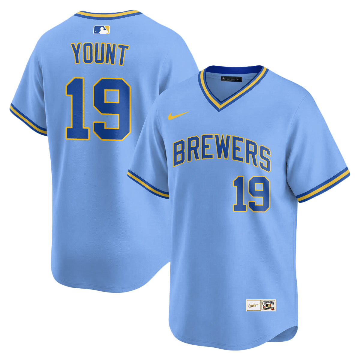 Milwaukee Brewers "Legacy Edition" Vapor Jersey - Stitched-Cuztomshoes