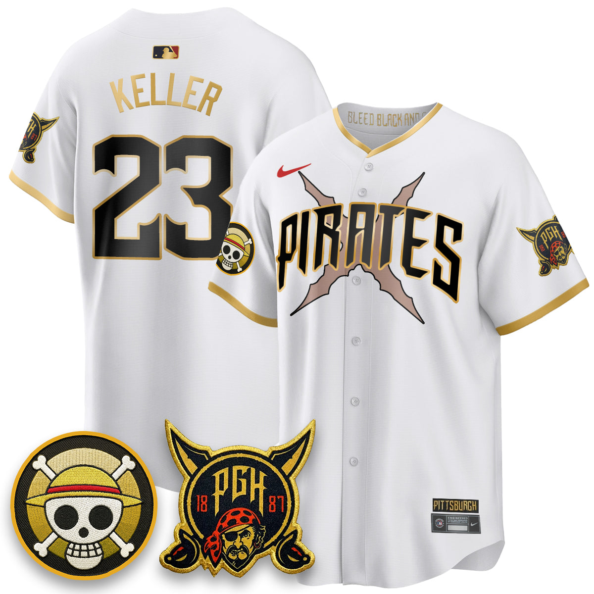 Pittsburgh Pirates 2026 City Connect x OP Vapor Limited Jersey - Stitched